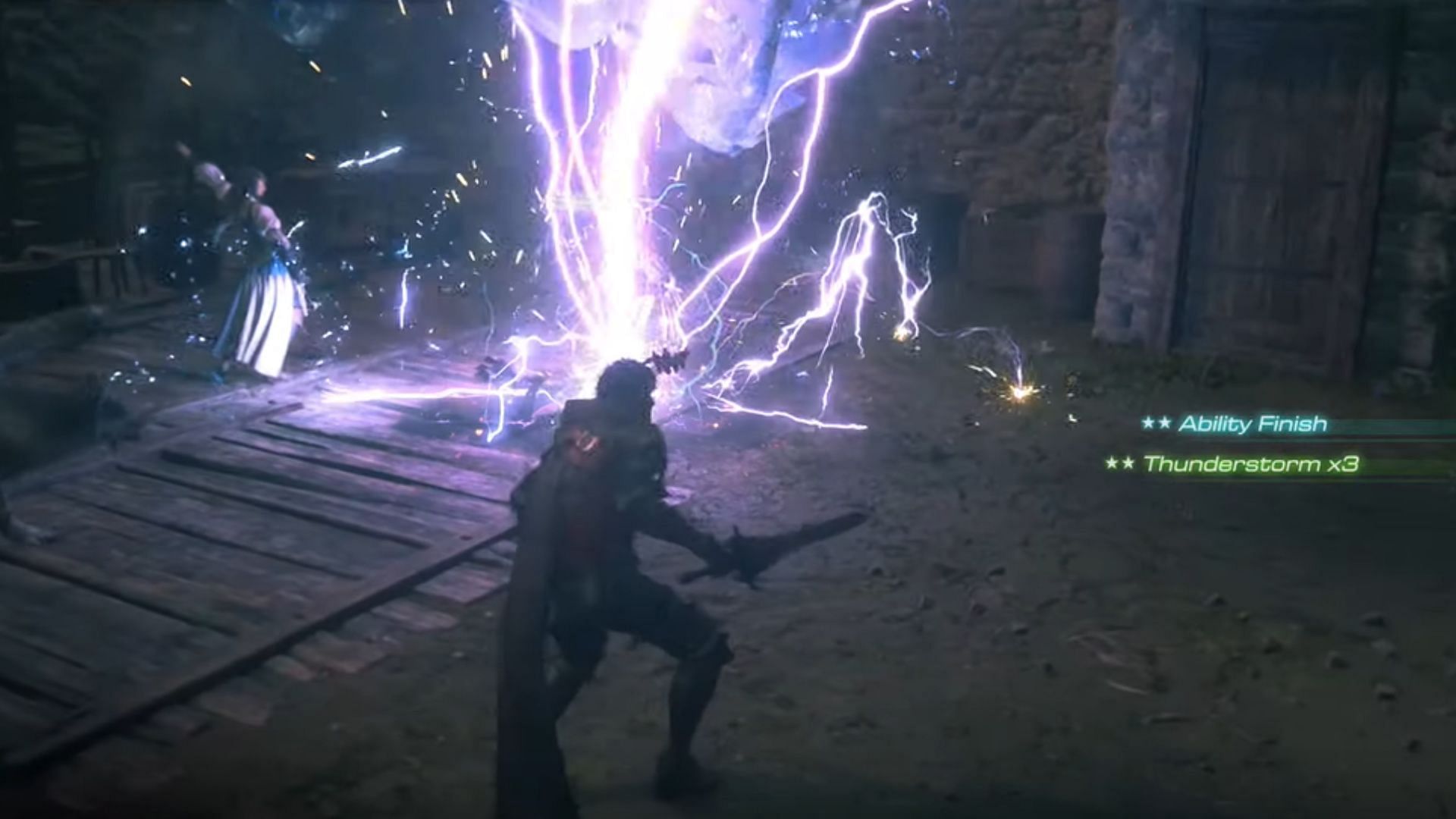 Launch some heavy attacks on him (Image via Square Enix)